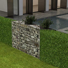 cangzhoushopping Gabbione in Rete/Fioriera/Orto Rialzato Acciaio 120x30x100 cm Articoli di ferramenta Barriere e recinzioni Pannelli per recinzioni