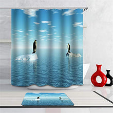 LIYAN Combinazione Bagno. Immagini Chiare E Colori Vivaci Rendono Il Tuo Bagno Pieno di Vita. Accessori da Bagno. Pinguini sul Cubetto di Ghiaccio.