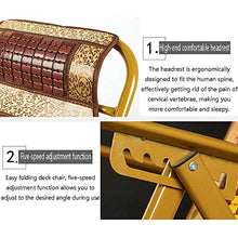 ZHANGYY Sedie da Giardino Sedia da Salotto, Sedia in bambù Sedia Pieghevole Sedia per Pausa Pranzo Sedia Portatile Sedia da Giardino in bambù Sedia Estiva Semplice 69x48x97cm Durevole