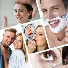 BD.Y Specchi per Trucco Specchio ingranditore a LED 10X Specchio cosmetico Specchio cosmetico a Specchio a Specchio Mirage Grossissant 360