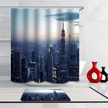 LIYAN Combinazione Bagno. Immagini Chiare E Colori Vivaci Rendono Il Tuo Bagno Pieno di Vita. Accessori da Bagno. Città Illuminata.