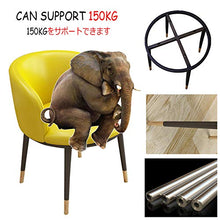 Sedie da Pranzo in PU -Sedia da Cucina per Il Tempo Libero 45cm,Imbottita, Staffa in Metallo può Supportare 150 kg, Toeletta Sedia da Ufficio Moderna Sgabello da Bar(Grigio Chiaro)
