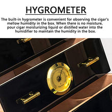 N \ A Armadio humidor per sigari Personalizzato con igrometro per sigari 35, 3 cassetti più Grandi Foderato in Cedro Custodia per sigari per Lui, Fidanzato, papà, Marito