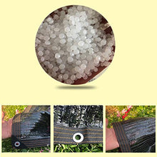 Tenda parasole in tessuto a rete, per esterni, giardino, patio, feste, protezione solare, 75% UV per balcone, schermo per la privacy, schermo a rete in HDPE