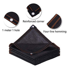 Senza marchio DANDAN Rete Ombreggiante Rete Anti-età Rete Ombreggiante Rete Ombreggiante Patio/Balcone/Serra/Rete Isolante per La Casa Nero 12 Pin (Size : 5 * 10m)