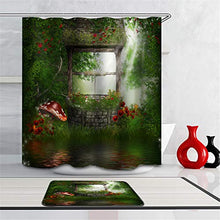 LIYAN Combinazione Bagno. Immagini Chiare E Colori Vivaci Rendono Il Tuo Bagno Pieno di Vita. Accessori da Bagno. Foresta. Fungo. Fiori.