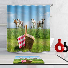 LIYAN Combinazione Bagno. Immagini Chiare E Colori Vivaci Rendono Il Tuo Bagno Pieno di Vita. Accessori da Bagno. Mucche Sull'Erba.