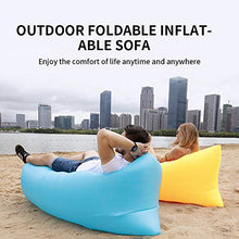 TTAototech Lettino Gonfiabile Divano Ad Aria Amaca Portatile, Impermeabile E Anti-Perdite Daria Design Ideale Divano per Cortile in Riva al Lago Spiaggia Viaggi Campeggio Picnic E Festival Musicali