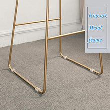 LIYIN-Sedie Sedia da Bar con Sgabello Alto Dorato, sgabelli da Bar per seggiolone per Colazione, Sedia da Pranzo Creativa per Cucina in Ferro battuto per la casa (Altezza Seduta: 65 cm / 75 cm)
