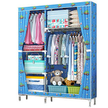 JFFFFWI Armadio Pieghevole Armadio Guardaroba 168 * 46 * 106cm Guardaroba Semplice Armadio (Colore: C)