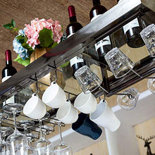 Wine Rack, Wine Rack soffitto industriale Wine Rack con la Coppa gancio in metallo Hanging Holder Vino Accessori Vino Capovolto attaccatura del supporto della cremagliera della bottiglia Vetro con lam