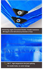 sknonr Telo Resistente Telo PE Spesso Telo Impermeabile Blu Telo di Copertura di qualità Premium for Campeggio all'aperto (3 x 4 m) 9 ft x 13 ft
