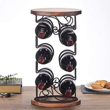 LHQ-HQ cremagliera del Vino del Vino in Legno massello armadietto del Vino cremagliera 6 Bottiglie Possono Essere impilati Supporto del Vino armadietto del Vino di casa Antiscivolo antiruggine Sicuro