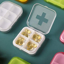 BGSFF Portapillole Organizer per medicinali a Grande capacità, Liscio e Durevole, Verde, 6 Griglie