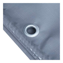 XWZH Telone Impermeabile Heavy-Duty incatramata Balcone Fabbrica Outdoor Farm Cortile Sun Protection incatramata Protezione Solare Impermeabile Protezione UV Grigio 3MX5M, 6MX6M