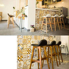 BDLYZ Yxsd Sgabelli da Bar Set di 2 sedie in Legno Colazione Sgabello Ristorante e la sede di smontaggio Pulizia Pianale da Cucina Greenhouse Cafe sedie for Similpelle Esterno poggiapiedi in Legno