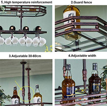 Classico Attaccatura del supporto di vino del supporto del vino |Wine Bottle Holder |Wine Glass Rack |Calice Calici Rack |Bar galleggiante Shelf |Hanging Appeso |Pannello in vetro |Scaffali for Cucina