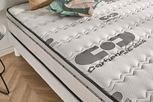 Naturalex | Carbone Plus | Materasso Matrimoniale 160x190 Memory| Memory Foam HR Viscotex | Nucleo con Carbone Attivo (38Kg/m3) | Altamente traspirante | Reversibile | Certificato Oeko-Tex®