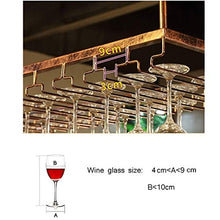 COLiJOL Scaffale per Vino Scaffale per Vino in Stile Semplice Scaffale per Bicchieri da Vino in Ferro da Appendere Scaffale per Decorazione a Soffitto per Bar, Ristoranti,Nero,60 * 35 cm