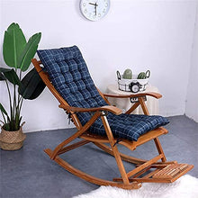 eewopjkj Cuscino per Lettino Prendisole Supporto per Schienale Alto Addensare Cuscino per Sedia Relax Extra-Large Cuscino reclinabile Cuscini per Sedia a Dondolo Cuscini da Giardino-Navy-b 48x120cm