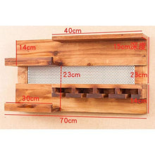 LHQ-HQ Solido Legno for Il Vino Rack Sala da Pranzo Camera Singola Bar Wine Glass Rack Creativa Wine Rack Wine Glass cestello Superiore