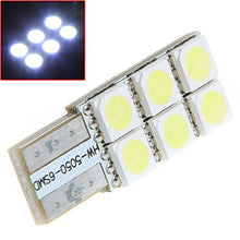 SaySure - T10 W5W 194 168 6LEDs 5050 SMD Bright White LED Car