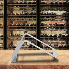 HERCHR Portabottiglie Vino,Porta Bottiglie da Vino Portabottiglie Frigo Porta Vino Champagne in Acciaio Inossidabile per Singolo Bottiglie