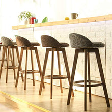 XIN CHANG LWH Sgabello da Sgabello, Sedia da Salotto in Legno in Stile retrò con Sgabello da Bar dello Schienale for Cucina Sala da Pranzo Patio conservatorio, Altezza del Sedile: 73 cm (Color : #7)