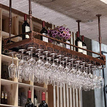 La bottiglia del supporto della cremagliera del vino ripiano Living vino rack Rack Restaurt Wine Rack, cremagliera del vino decorativo, Wine Rack soffitto Cup Holder Hging Rosso for Ccompliment y Spaz