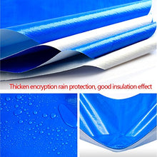 Dika UK teloni Impermeabili occhiellati Telo copripiscina Telo coprimoto Impermeabile telone occhiellato Blu + Bianco, Spessore 0.28mm, 160 g / m2