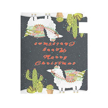 Merry Christmas Fun Alpaca Cactus Gift Xmas Llama Tropical Ho Mailbox Covers Magnetico Giardino Cortile Home Decor Oversize Dimensioni 64,8 x 53,3 cm