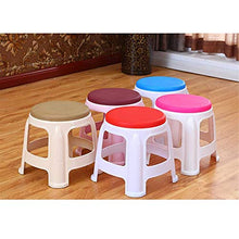 AOWU Sgabello per DocciaSgabello Rotondo Sgabello Piccolo Sgabello da Bagno Creativo in Plastica Multiuso Portatile AntiscivoloSedia Doccia (Size:26X30cm; Color:Green)