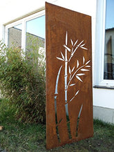 Giardino Inspiration Protezione Vista in natura ruggine con immagine di bambù