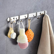 Appendiabiti a Parete(5 ganci)Attaccapanni da muro moderno，Viene fornito con colla e viti，Adatto per cucina, porta, camera, corridoio, bagno ecc.