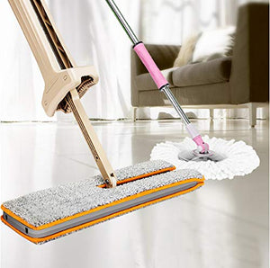 SSAYY Spray Mop Mop Piatto A Doppio Lato Mop Lavabile A Mano Libera Telescopico Lavabile Piano Lavaggio A Goccia Strumenti per La Pulizia della Casa Mop Lavabile per Uso Domestico