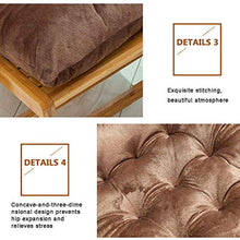 ZHBH - Cuscino per sedia a dondolo da appendere, impermeabile, addensato da appendere, per patio, giardino, multicolore a scelta, 90 x 120 cm