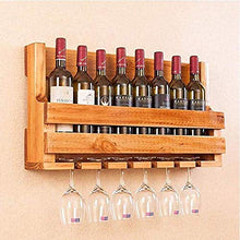 JBNJV Espositore per portabottiglie da Vino in Legno massello Espositore per portabottiglie in Vetro da Ristorante Semplice da Ristorante, Creativo, portabottiglie