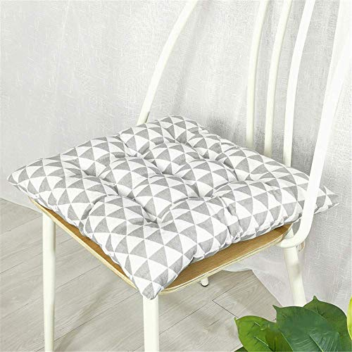 Pillowcase 2 Confezioni di Cuscini Quadrati per sedie, Cuscini Antiscivolo, Cuscini per sedie in Cotone e Lino, Cuscini Decorativi, per Uso Domestico in Giardino (# 7,45 * 45 cm)