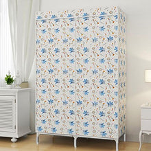 LyMei Armadio Guardaroba Portatile Armadio in Acciaio Inox, Armadio in Tessuto Oxford,C_ 105 * 45 * 170cm