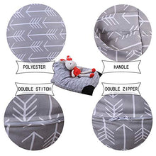 Sedia Di Stoccaggio Di Borse Di Fagioli, Sedile Per Borsa Di Stoccaggio Multiuso, Sedie Grandi Sacche Di Fagioli Stuffable .Ipper Beanbag Per Organizzare I Giocattoli Per Bambini,Grigio