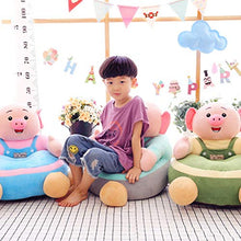 MeiMei Piccolo Divano per Bambini Cartoon Pig Carino Pigro Seggiolino per Neonati Divano per Bambini (Color : Gray)