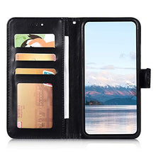 URFEDA Pelle Libretto Custodia Compatibile con Galaxy M31 Cover Libretto Portafoglio 3D Girasole Fiore Di Mandala Case Antiurto Cover Silicone Morbido Custodia Magnetico Taccuino Flip Custodia Nero