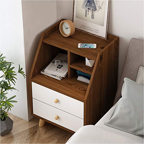 Comodini Decorazione Multifunzione Addensare Solid Legno Home Camera dell'Assemblea Locker da Terra Corridoio Doppio pompaggio Soggiorno Storage Box MUMUJIN (Color : A)