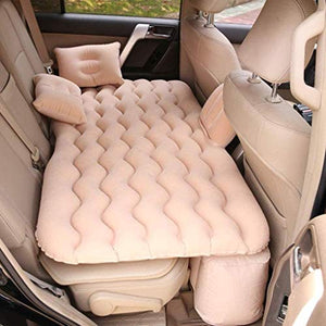 HongLianRiven Lettino da Viaggio Lettino da Viaggio Sedile Posteriore della Base di Aria della Base di Aria Auto Portatile Floccato materassino con Built-in Cuscino da Viaggio Gonfiabile Bed 5-26