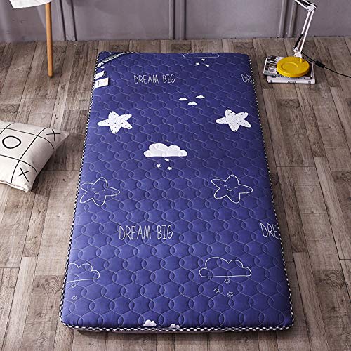 LXSHMF Tatami Mat Futon Materasso,Spesso Giapponese Pieghevoli Pad Trapuntato Tatami Materasso Morbido Compert Tradizionale per Casa Dormitorio per Studenti Materassi C 135x200cm(53x79inch)