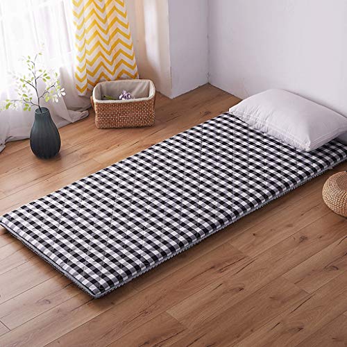LJ Materassino Tatami Spesso Letto Multifunzione Multifunzionale Letto Matrimoniale Dormitorio Tappetino Dormitorio per Studenti Singolo (Colore : Gray, Dimensioni : 90x200cm)