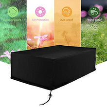 Diossad Protezione Protetivo Coperture Mobili da Giardino Impermeabile Nero 213 x 132 x 74cm