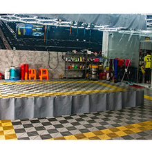 LSXIAO Impermeabile Le Tende, Recinzione del Patio, Grado Commerciale 0,5mm Trasparente Telo in PVC, con Gommino Antiruggine per Tendalino da Balcone, Reparto Lavaggio Auto