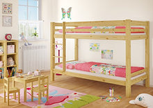 Erst-Holz Letto a Castello 90x200 per Bambini in Pino massello divisibile con doghe rigide 60.09-09