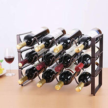 LWW Wine Rack, Ferro Wine Rack, impilabile Floor Stand Rack Wine Glass,35 * 17 * 11cm